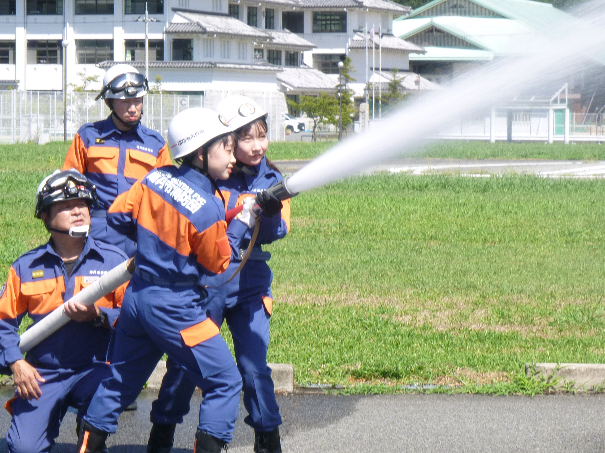 消火栓取り扱い訓練