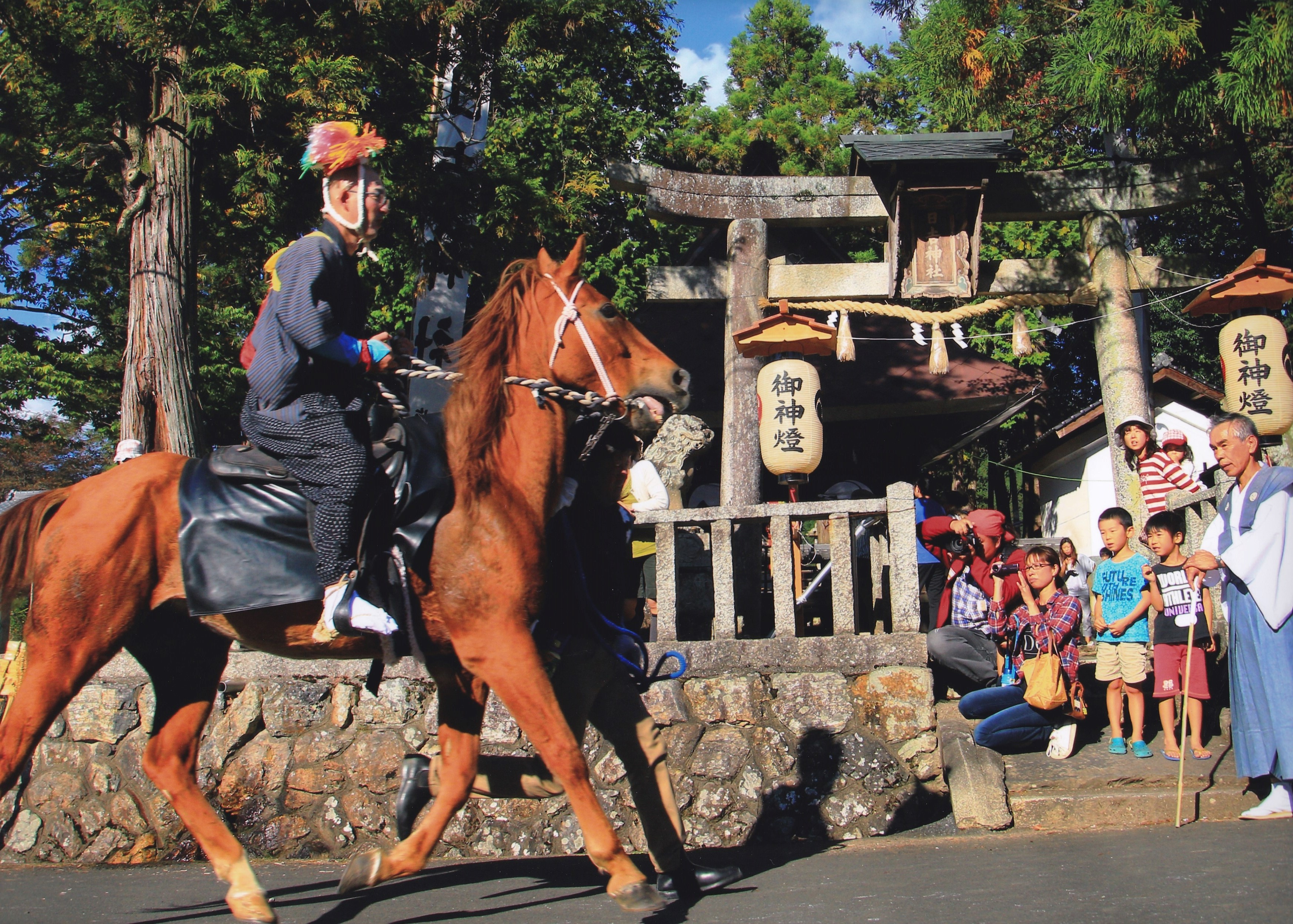 馬馳け