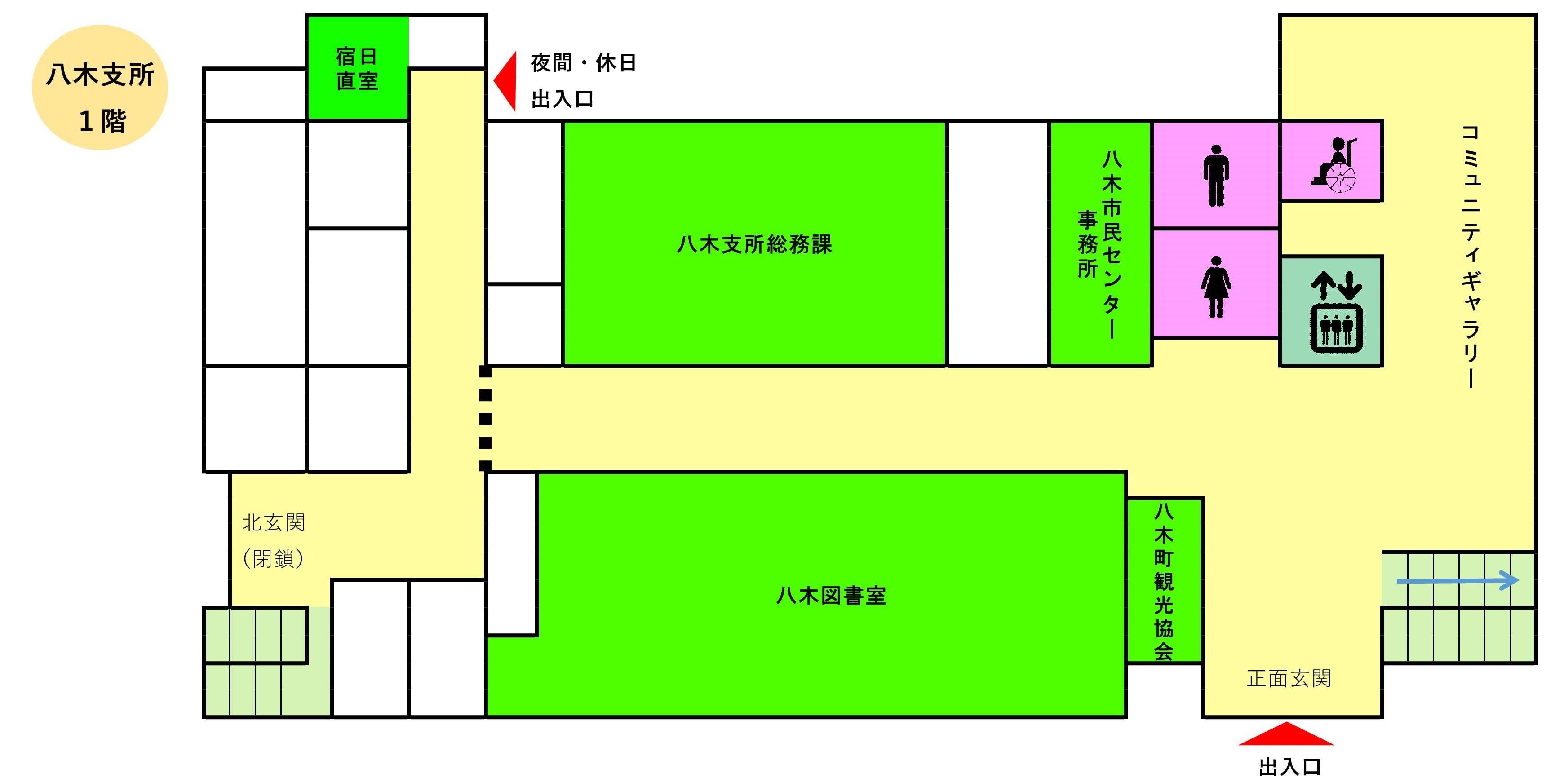 八木支所1階