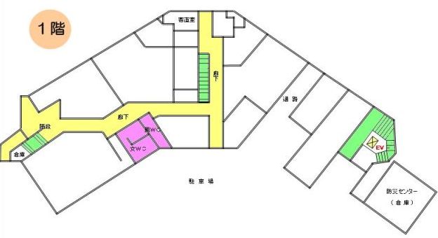 日吉支所1階