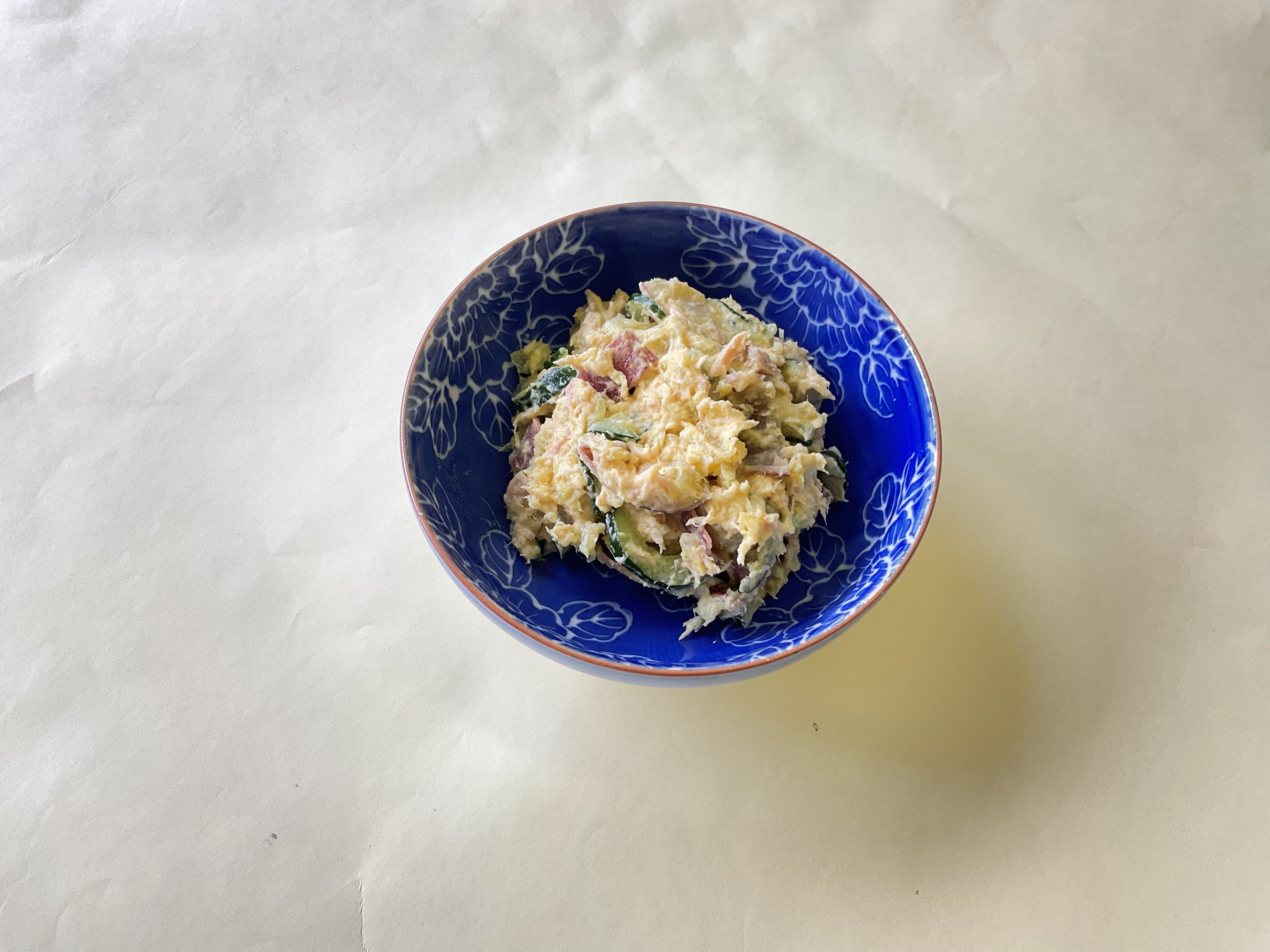 さつまいものカレーサラダ