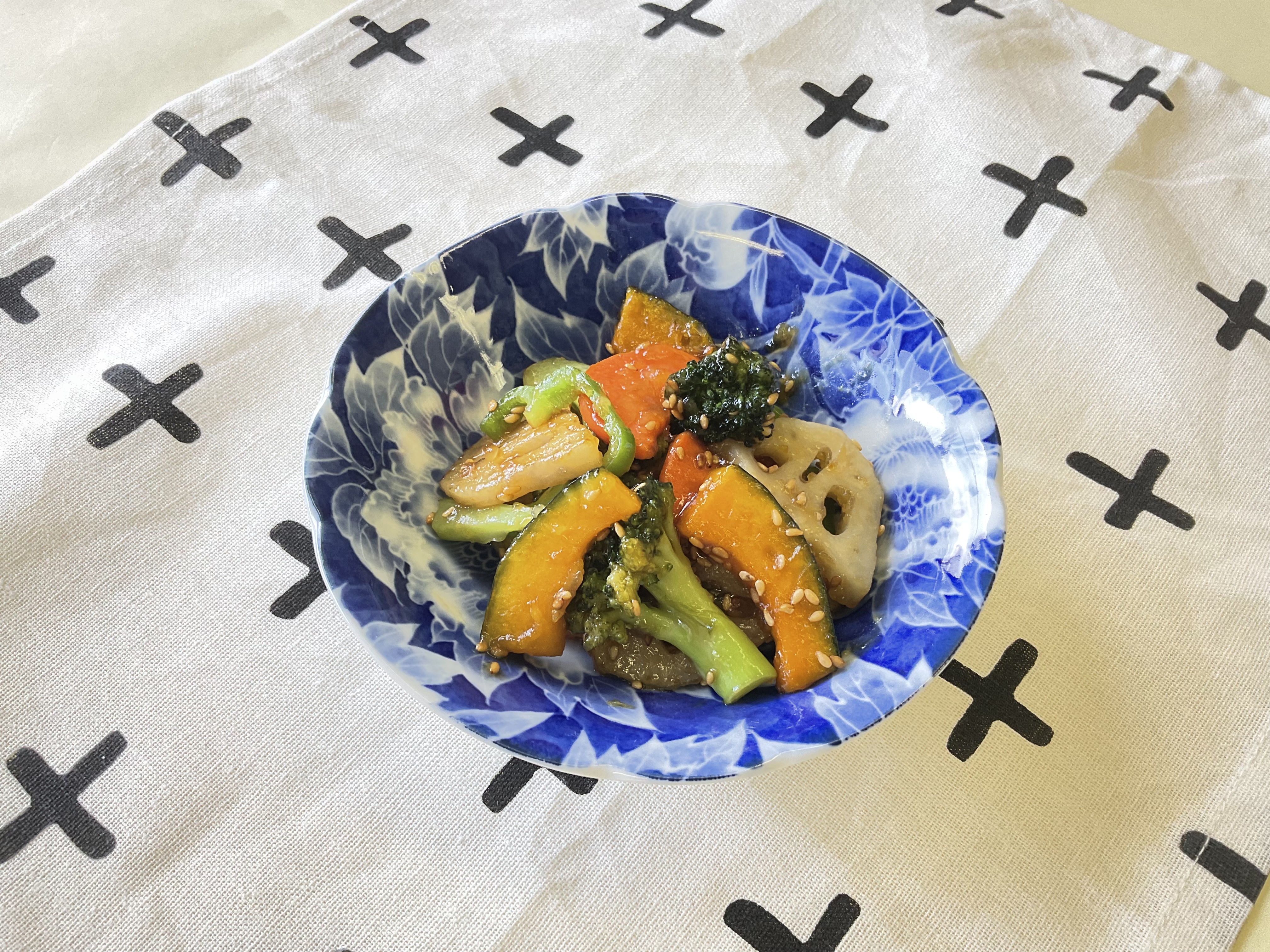 野菜の甘酢炒め